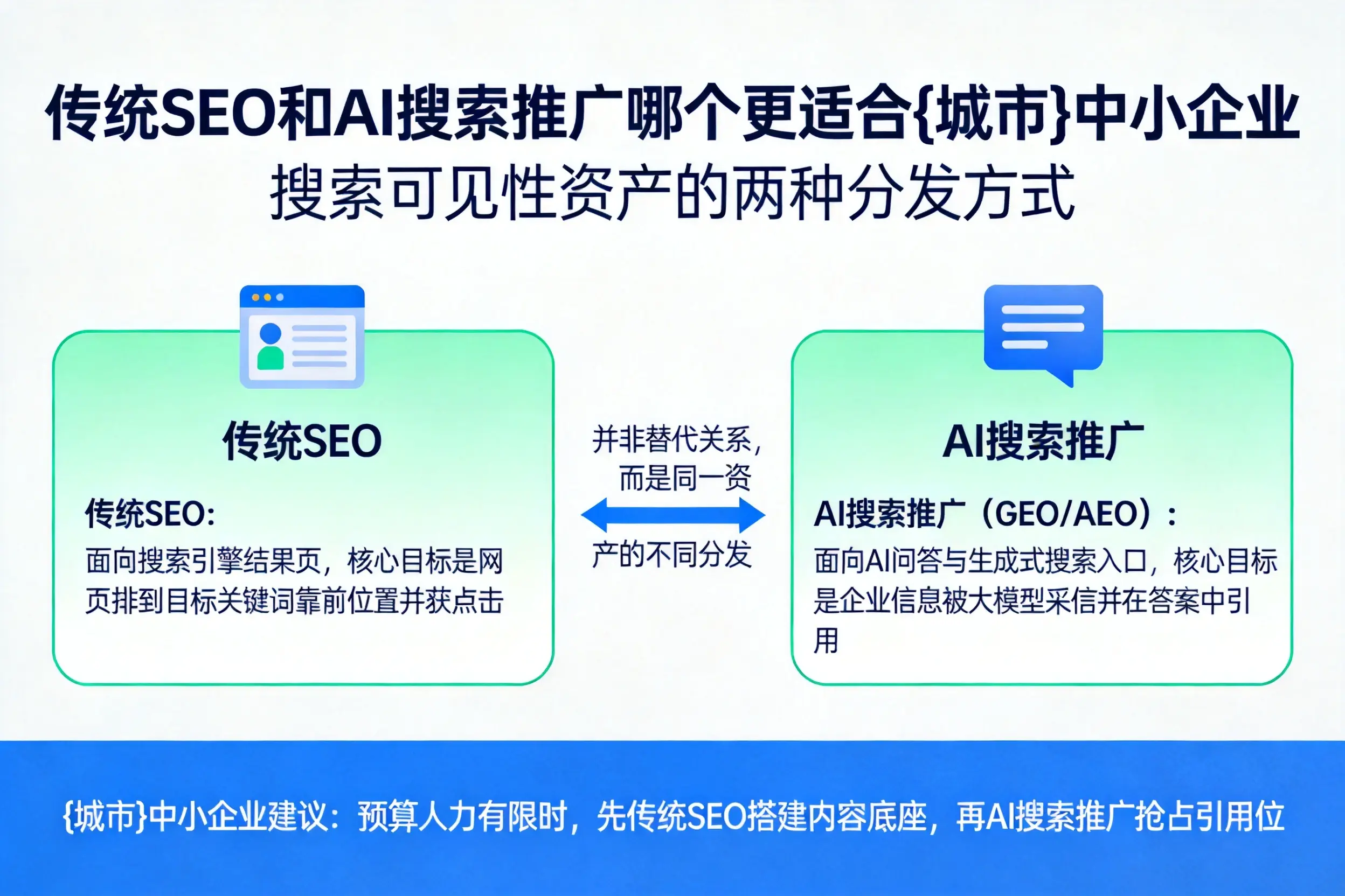 传统SEO和AI搜索推广哪个更适合连云港中小企业