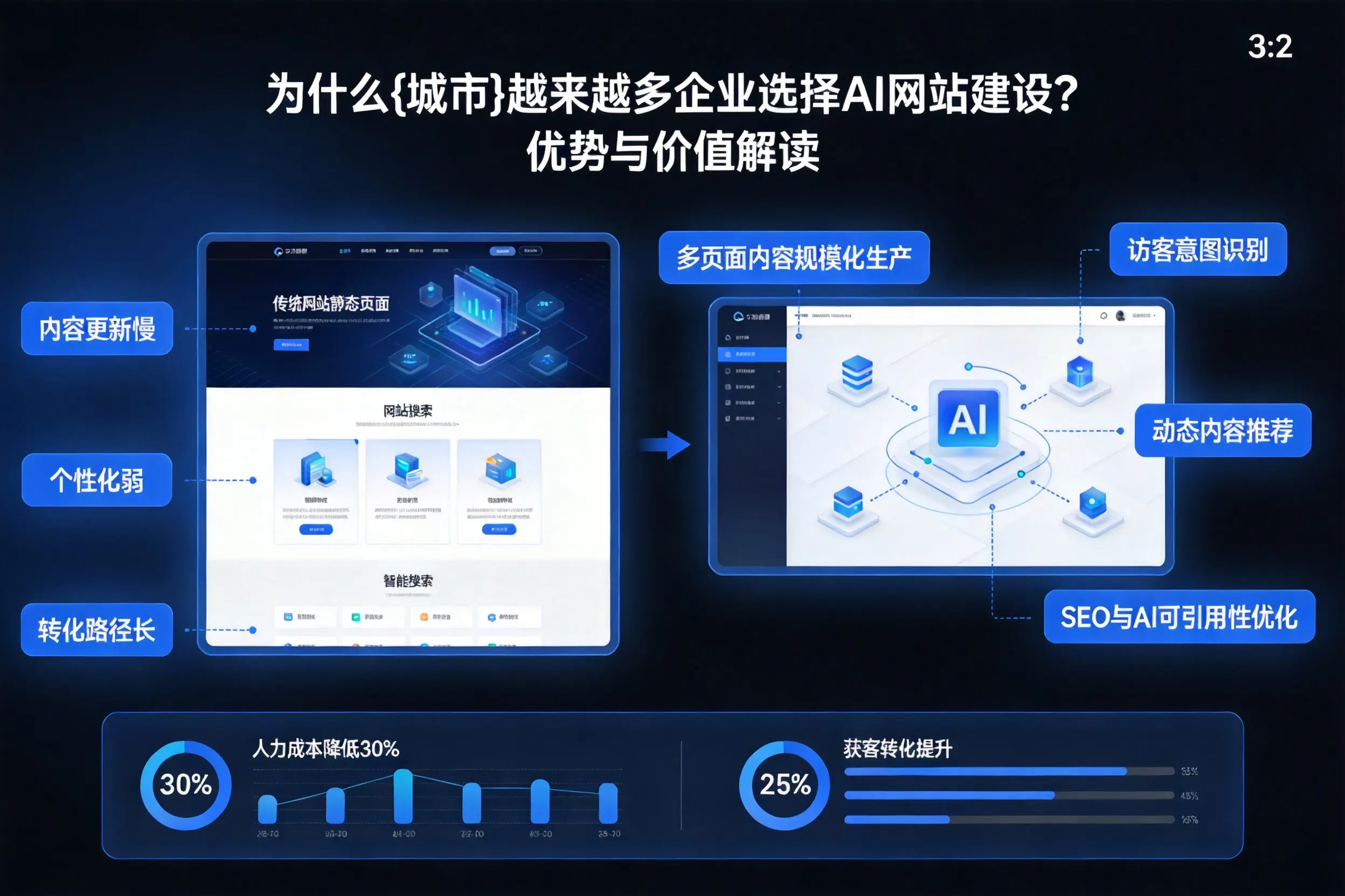 为什么连云港越来越多企业选择AI网站建设?优势与价值解读