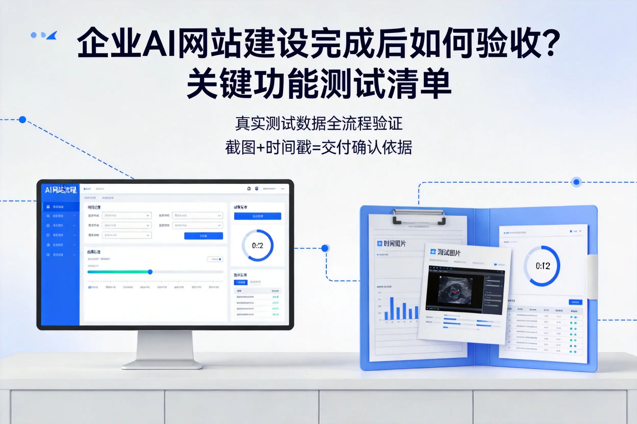 连云港企业AI网站建设完成后如何验收？关键功能测试清单