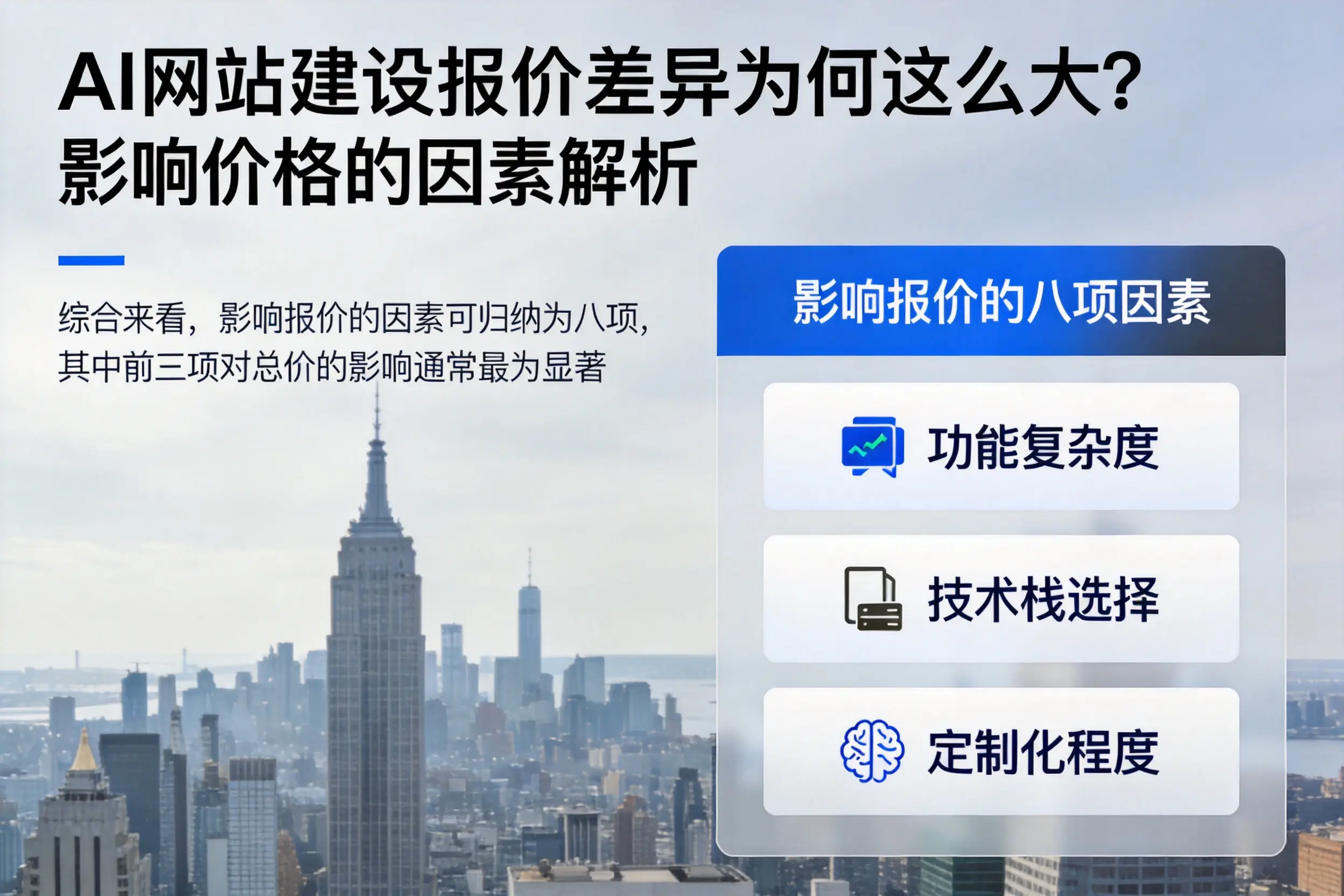 连云港AI网站建设报价差异为何这么大？影响价格的因素解析