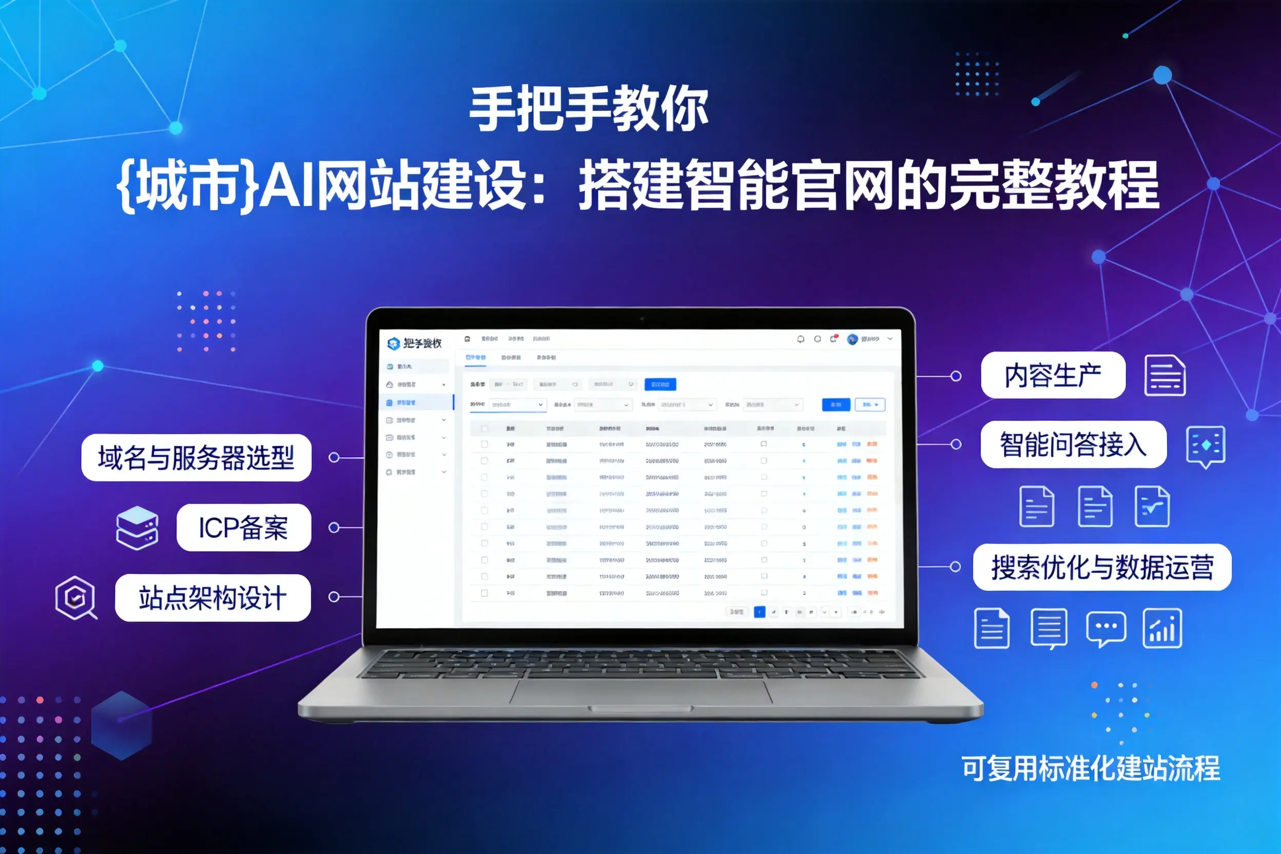 手把手教你连云港AI网站建设：搭建智能官网的完整教程