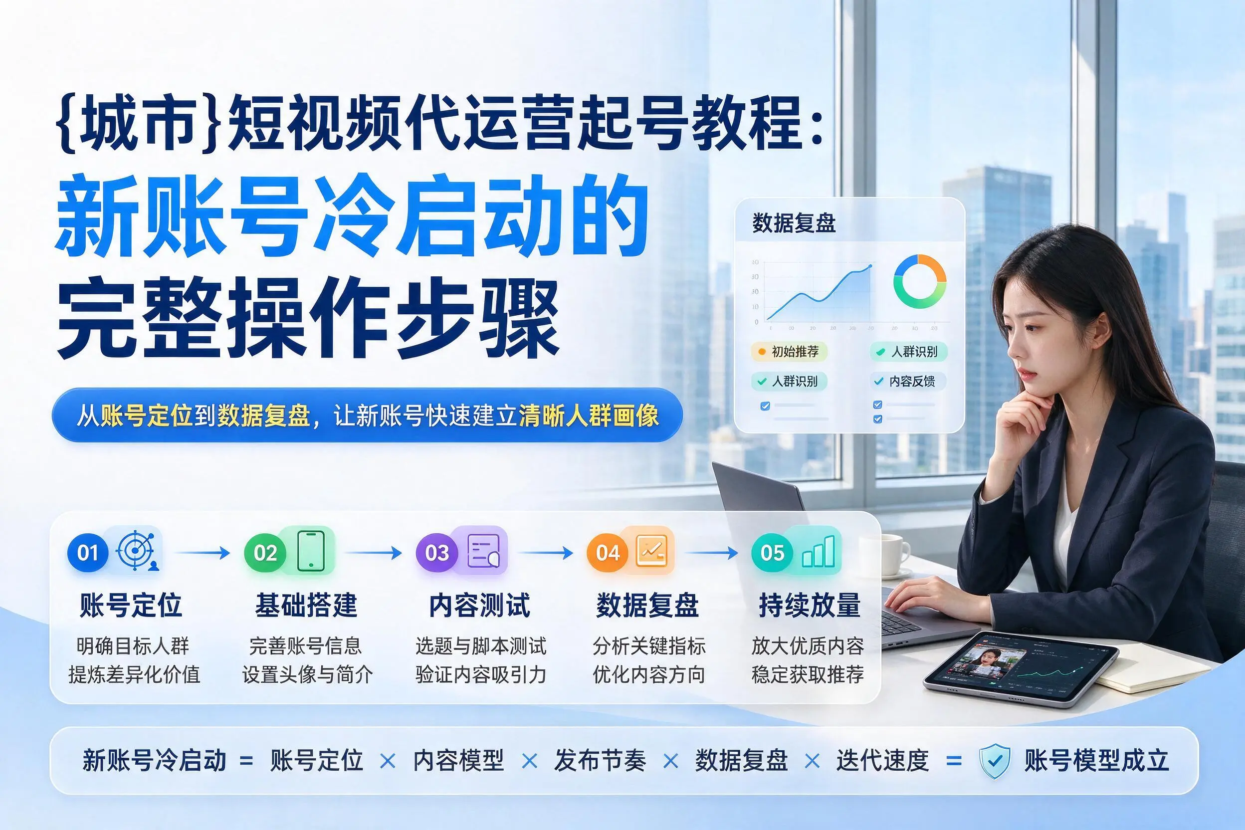 连云港短视频代运营起号教程：新账号冷启动的完整操作步骤